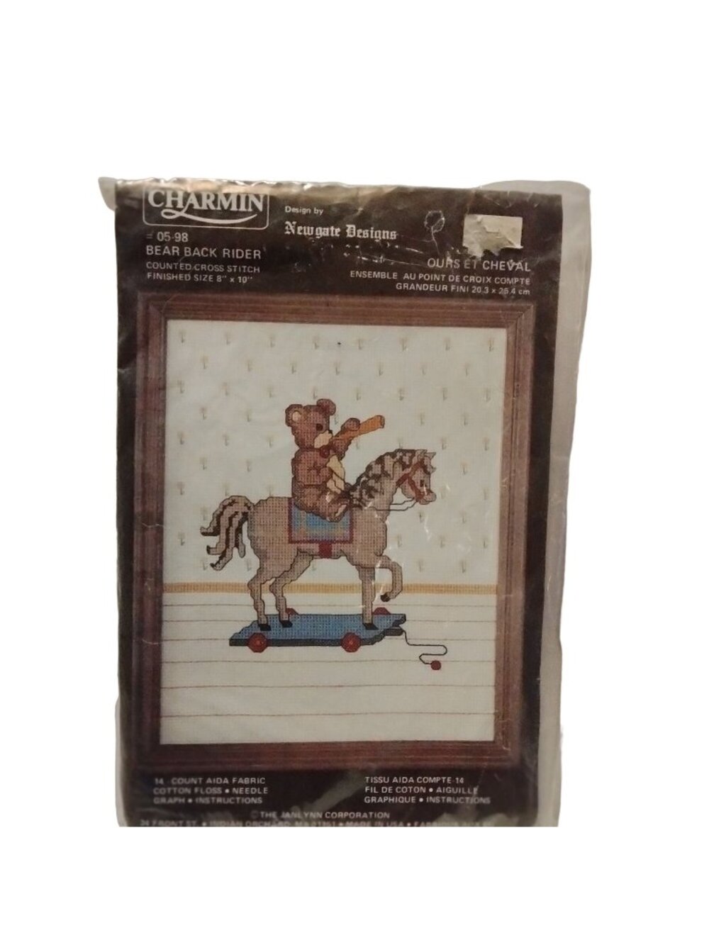 Newgate Designs Bear Back Rider Counted Cross Stitch Kit Horse